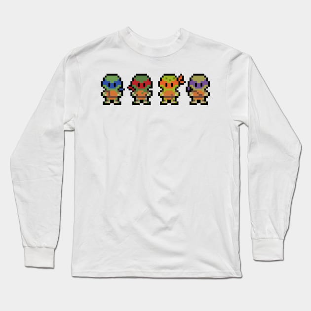 Heroes in a Half Bit Long Sleeve T-Shirt by ImpishMATT